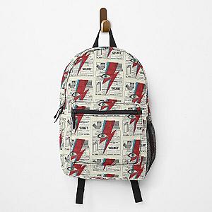 David Bowie Eyes lightning Ziggy Stardust Bowie lightning Backpack