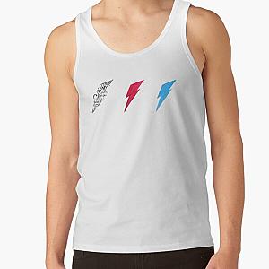 David Bowie Triple Lightning Bolt Tank Top