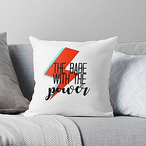 The Babe With The Power David Bowie Throw Pillow