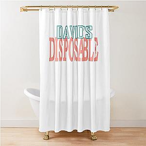 David Dobrik "DAVID'S DISPOSABLE: CAMERA Merch Shower Curtain