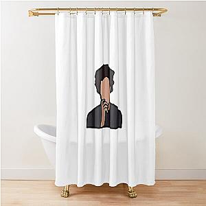 David Dobrik Outline Shower Curtain