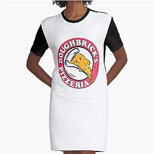 Doughbriks Merch David Dobrik Pizza Graphic T-Shirt Dress