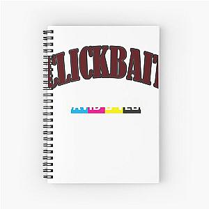 David Dobrik "CLICKBAIT" "DAVID'S VLOG" Merch Spiral Notebook