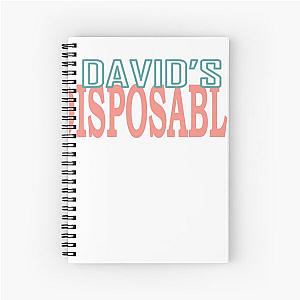 David Dobrik "DAVID'S DISPOSABLE: CAMERA Merch Spiral Notebook