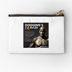 David Goggins A True Legend David Goggins Zipper Pouches