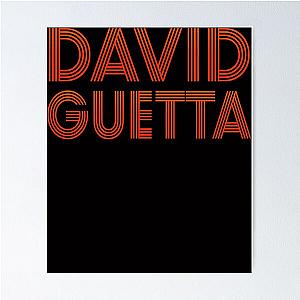 orange david guetta  Poster