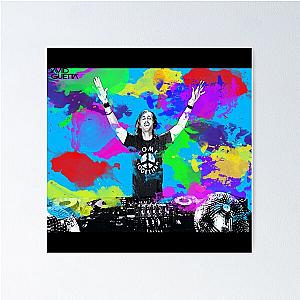 dg 08 David Guetta fade logo Poster