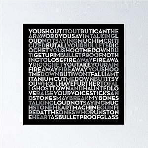 Titanium - David Guetta & Sia (lyrics) v.2 Poster