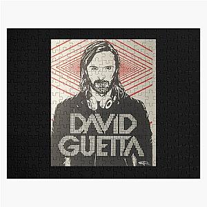 David Guet David Guetta fade logota fade logo Jigsaw Puzzle