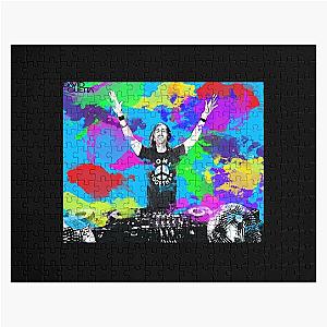 dg 08 David Guetta fade logo Jigsaw Puzzle