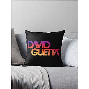 David Guetta sunset logo Throw Pillow