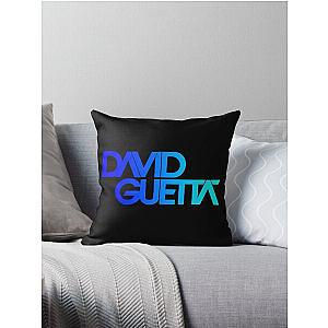 David Guetta saturated sky logo Throw Pillow