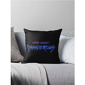 dg 11 David Guetta fade logo Throw Pillow