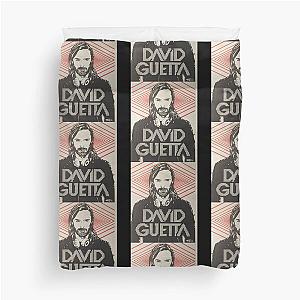 David Guet David Guetta fade logota fade logo Duvet Cover