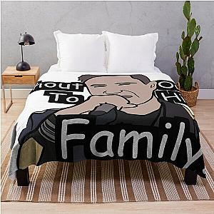 Shout Out To His Family - David Guetta Meme Throw Blanket