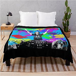 dg 08 David Guetta fade logo Throw Blanket