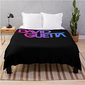 David Guetta fade logo Throw Blanket