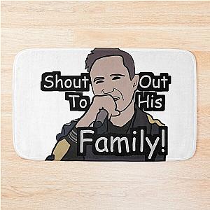 Shout Out To His Family - David Guetta Meme Bath Mat