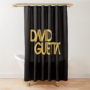 david guetta logo Shower Curtain