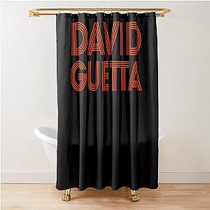 orange david guetta  Shower Curtain