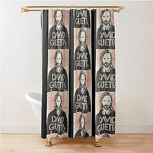 David Guet David Guetta fade logota fade logo Shower Curtain