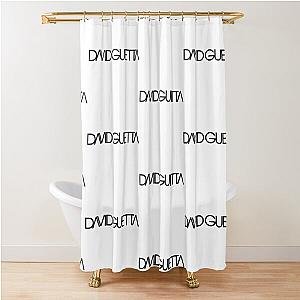 dg 14 David Guet David Guetta fade logota fade logo Shower Curtain