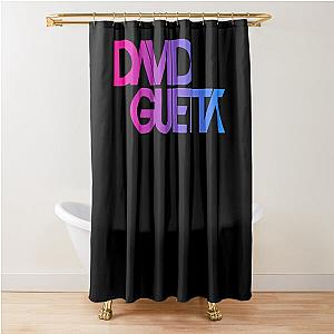 David Guetta fade logo Shower Curtain