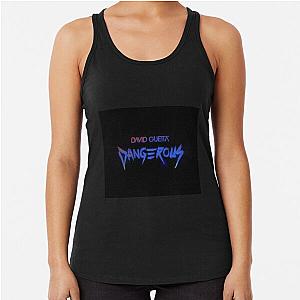 dg 11 David Guetta fade logo Racerback Tank Top