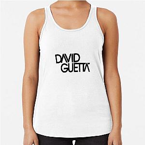 David Guetta Logo  Racerback Tank Top