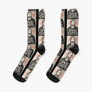 David Guet David Guetta fade logota fade logo Socks