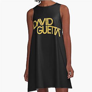 David Guetta Logo Classic  A-Line Dress