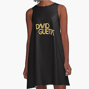 David Guetta Logo  A-Line Dress