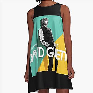 dg 07 David Guetta fade logo A-Line Dress