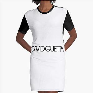 dg 14 David Guet David Guetta fade logota fade logo Graphic T-Shirt Dress