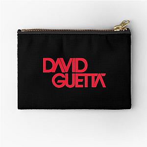 David Guetta crimson logo Zipper Pouch