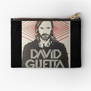 David Guet David Guetta fade logota fade logo Zipper Pouch