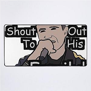 Shout Out To His Family - David Guetta Meme Desk Mat