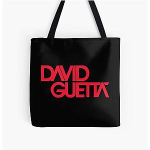 David Guetta crimson logo All Over Print Tote Bag