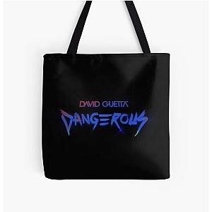 dg 11 David Guetta fade logo All Over Print Tote Bag