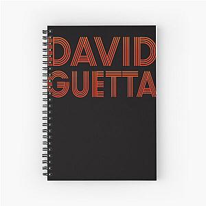 orange david guetta  Spiral Notebook