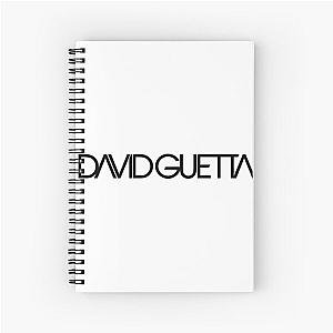 dg 14 David Guet David Guetta fade logota fade logo Spiral Notebook