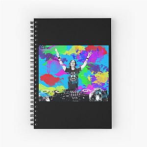 dg 08 David Guetta fade logo Spiral Notebook