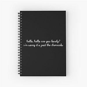 David Kushner Merch Hello Hello Chemicals Spiral Notebook