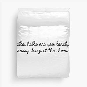 David Kushner Merch Hello Hello Chemicals Duvet Cover