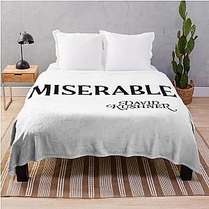 David Kushner Merch Miserable Throw Blanket