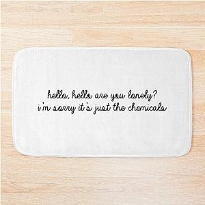 David Kushner Merch Hello Hello Chemicals Bath Mat