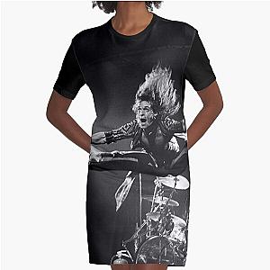 Flying David Graphic T-Shirt Dress