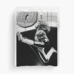 David Flying Kick Duvet Cover