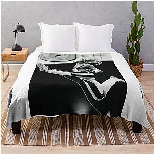 David Flying Kick Throw Blanket