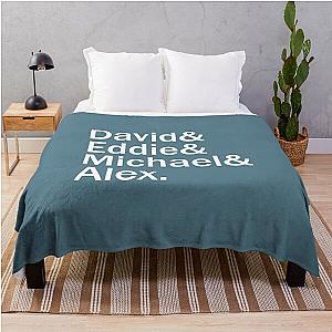 David Eddie Michael Alex Throw Blanket